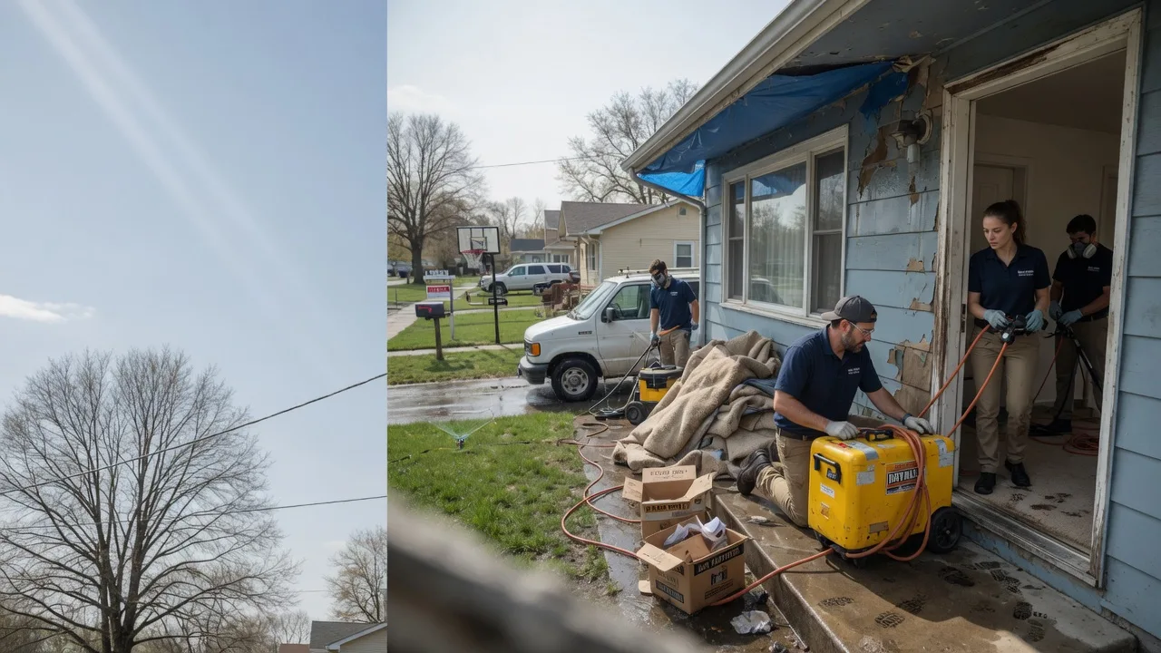 Basement Flood Cleanup in Celeste, TX near me